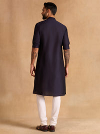 INDIGO ORNATE KURTA