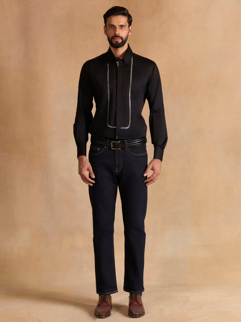 BLACK CONTINUM SHIRT