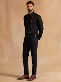 BLACK CONTINUM SHIRT