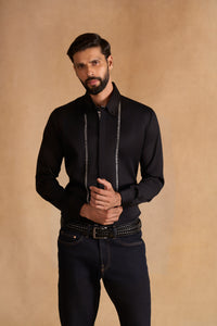 BLACK CONTINUM SHIRT