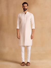 OFF-WHITE DETAIL KURTA