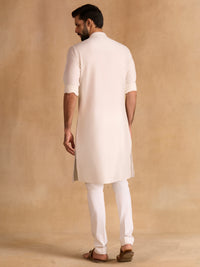 OFF-WHITE DETAIL KURTA