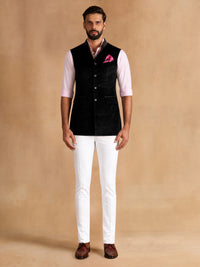 NOIR TEXTURA WAISTCOAT