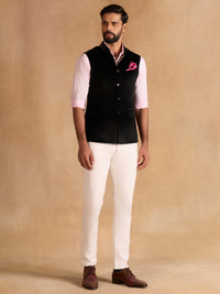 NOIR TEXTURA WAISTCOAT