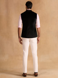 NOIR TEXTURA WAISTCOAT