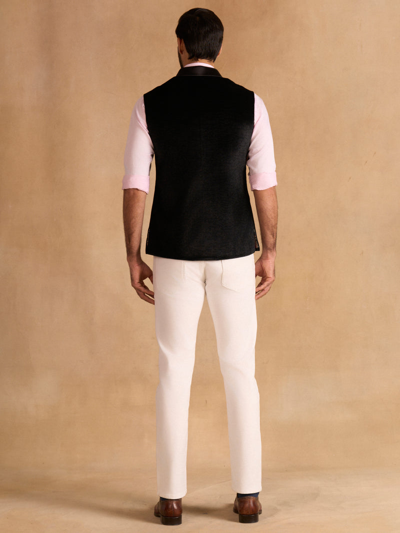 NOIR TEXTURA WAISTCOAT
