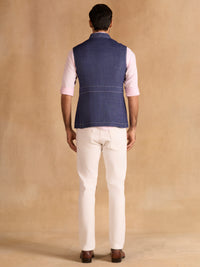 BLUE UTILITY WAISTCOAT