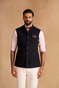 NAVY SIGNATURE WAISTCOAT