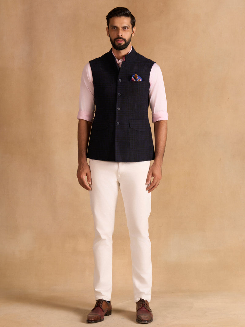 NAVY SIGNATURE WAISTCOAT