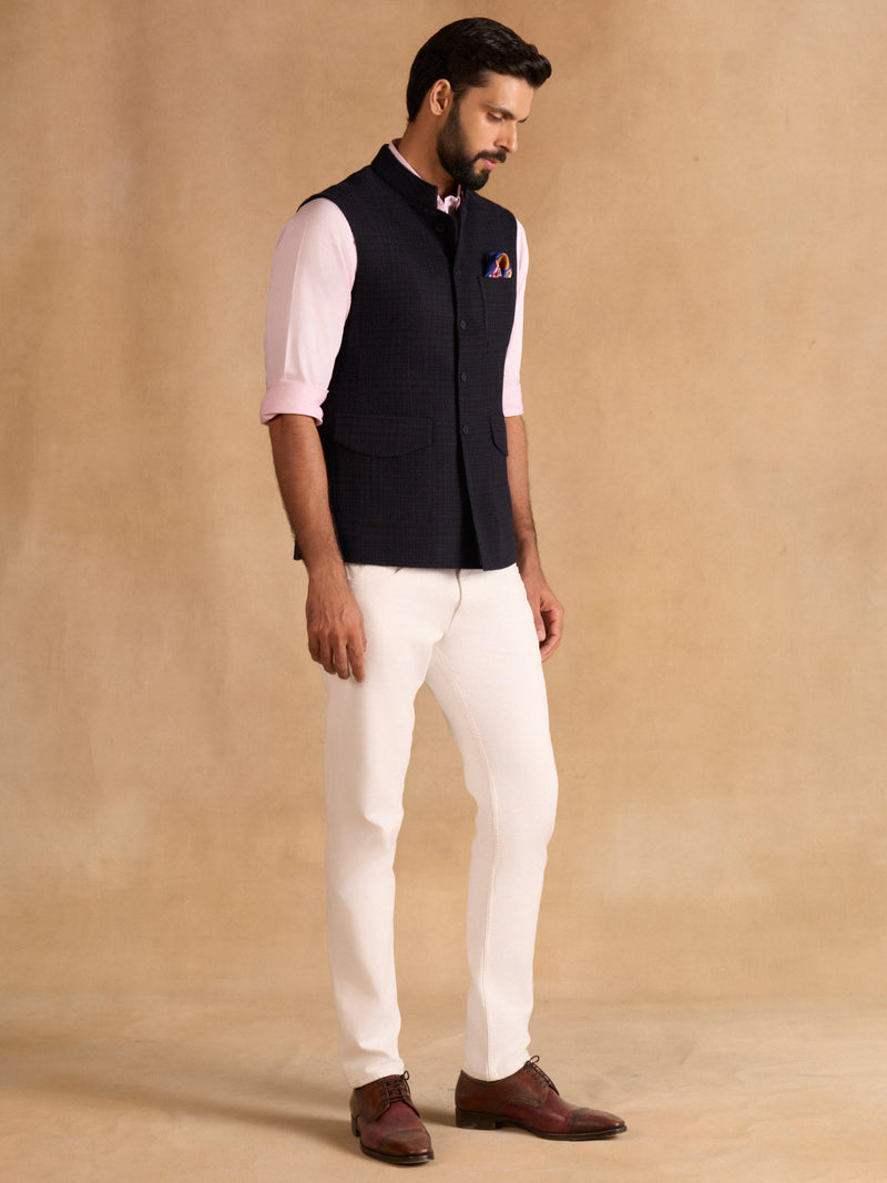 NAVY SIGNATURE WAISTCOAT