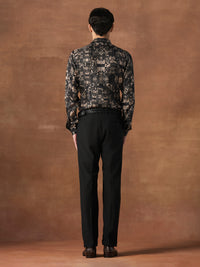 IMPRINT SILK SHIRT