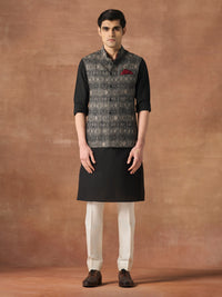 LAYERED IMPRINT WAISTCOAT