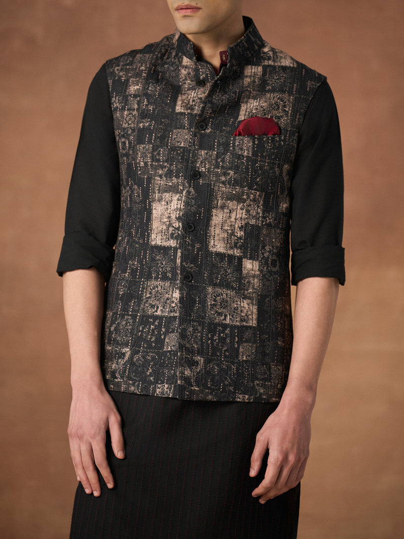 CARVED SHADOW WAISTCOAT