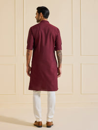 THE MAROON REVERIE KURTA