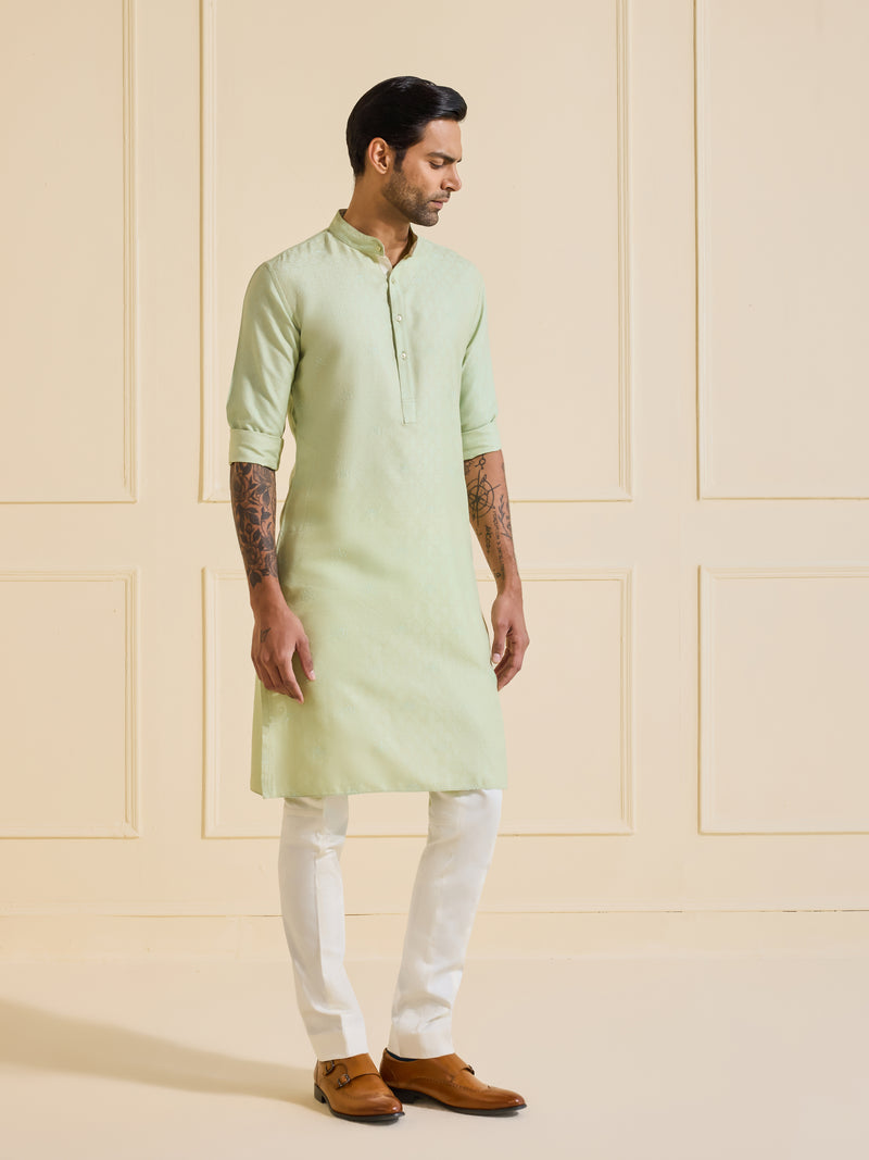 THE SERENE MINT CHARM KURTA