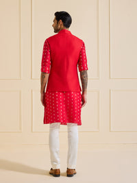THE REGAL SCARLET REVERIE WAISTCOAT
