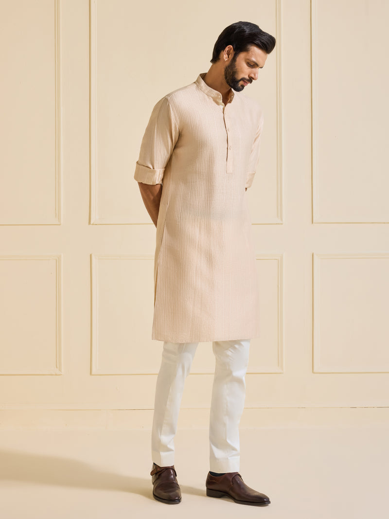 SERENE ALLURE: BEIGE KURTA