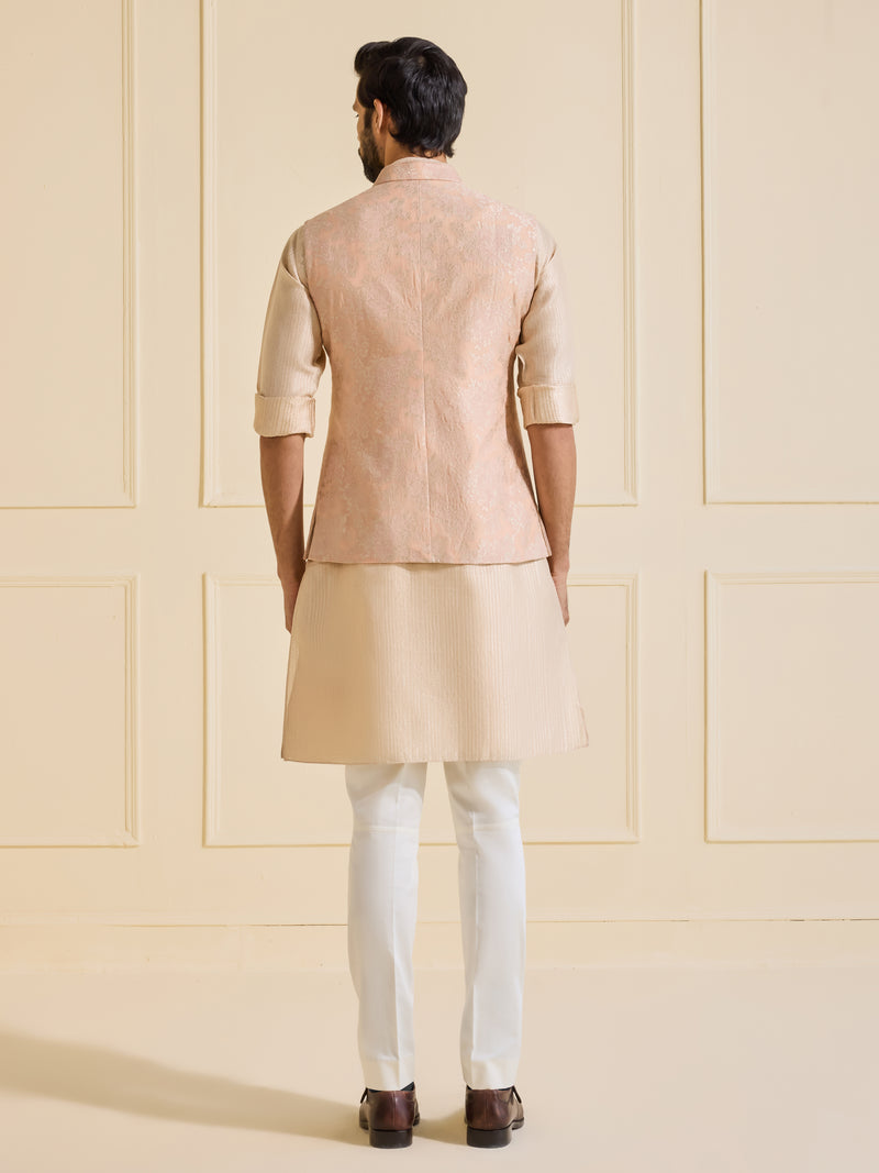 THE SERENE ALLURE TEXTURED WAISTCOAT