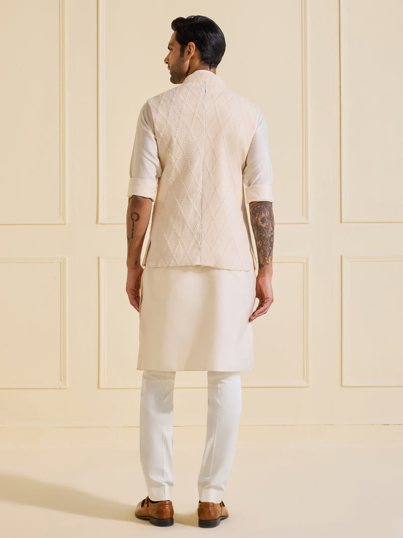 THE QUINTESSENCE SUAVE TEXTURED WAISTCOAT