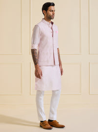 ETHEREAL GLEAM: LUMINOUS PINK WAISTCOAT