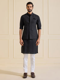 OBSIDIAN CELESTE: THE REFINED OPULENT WAISTCOAT