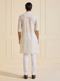THE IMPERIAL OFF-WHITE KURTA