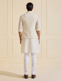 THE RESPLENDENT OFF-WHITE WAISTCOAT