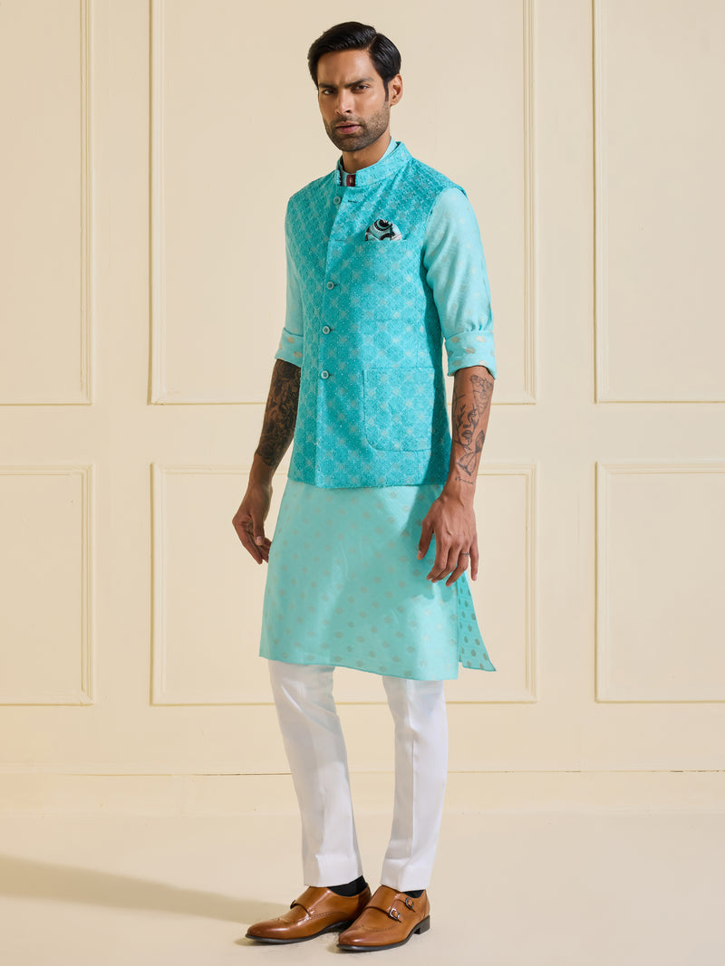 SKYWARD SERENITY: THE TIMELESS CHARM WAISTCOAT