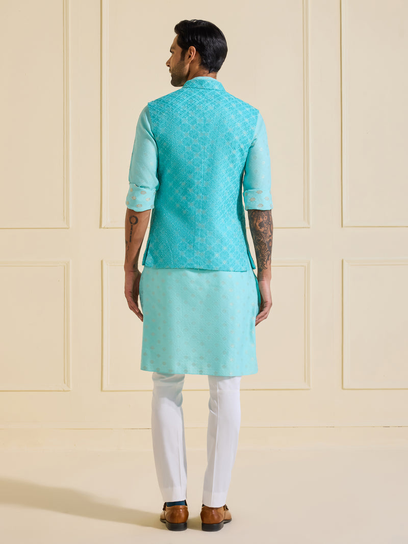 SKYWARD SERENITY: THE TIMELESS CHARM WAISTCOAT