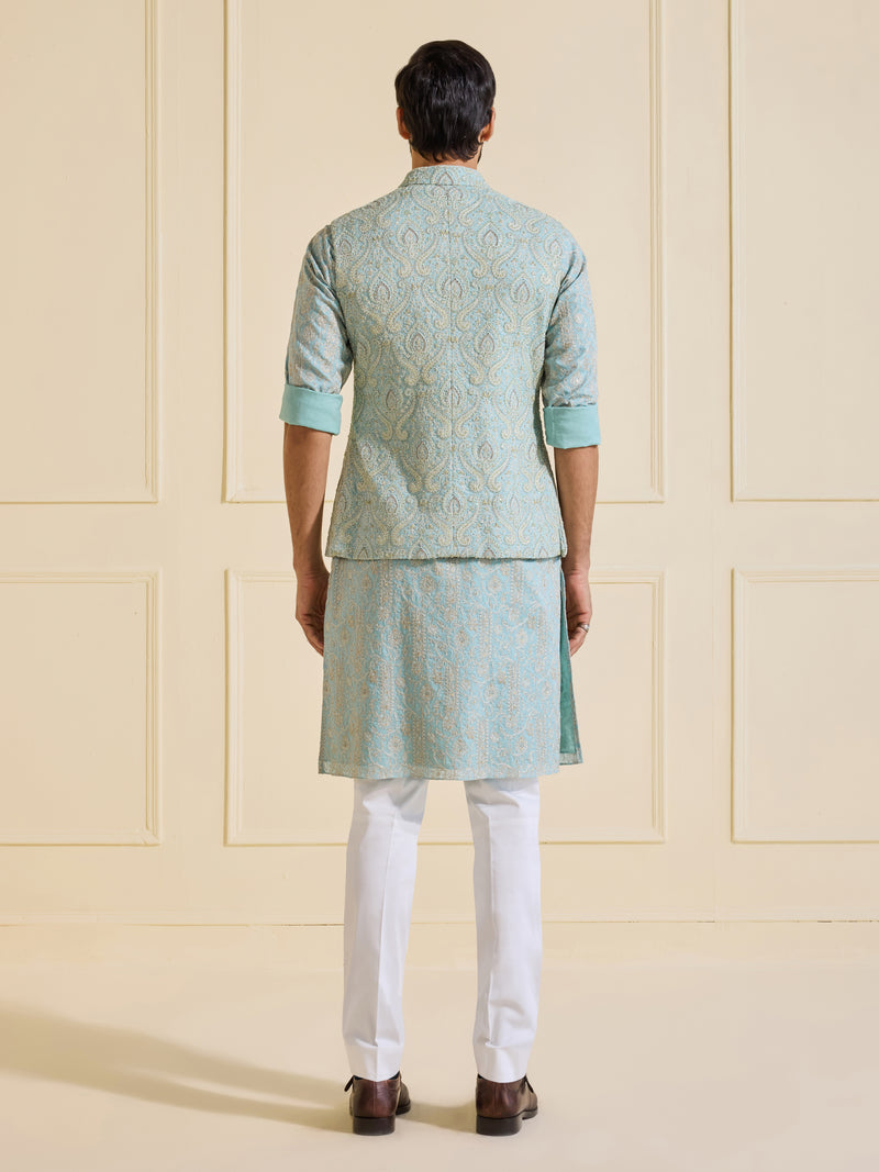 OPULENT SHIMMER: THE EMBELLISHED CHARM WAISTCOAT