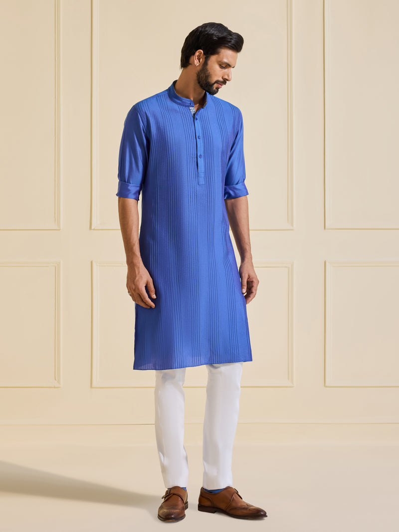 THE SKYZA COBALT BLUE KURTA