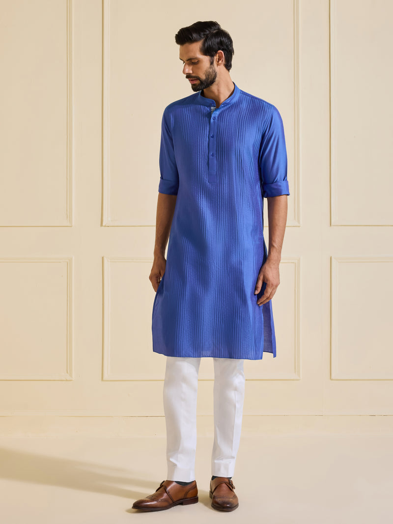 THE SKYZA COBALT BLUE KURTA