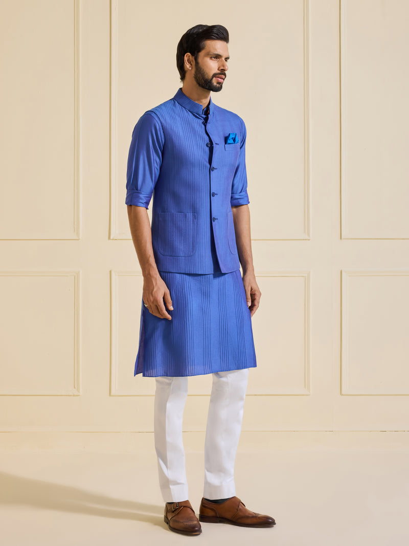 THE COBALT DAYDREAM BESPOKE WAISTCOAT