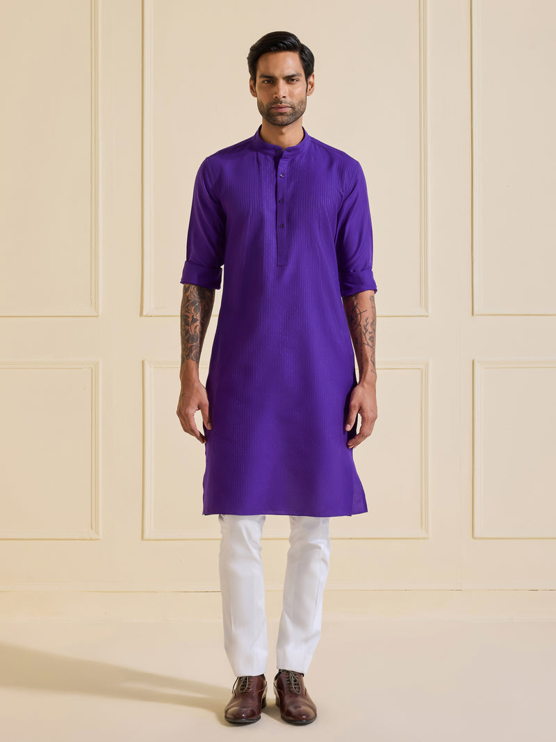 THE MINIMAL PRUSSIAN INDIGO KURTA