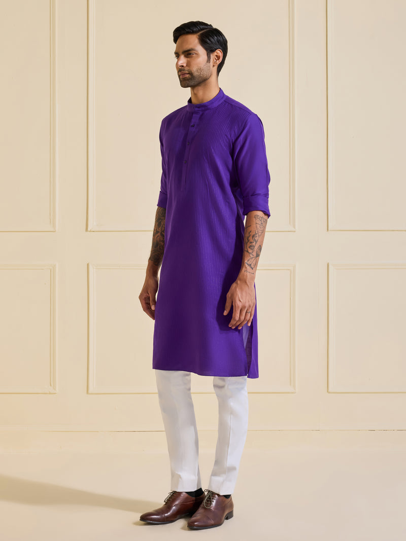 THE MINIMAL PRUSSIAN INDIGO KURTA
