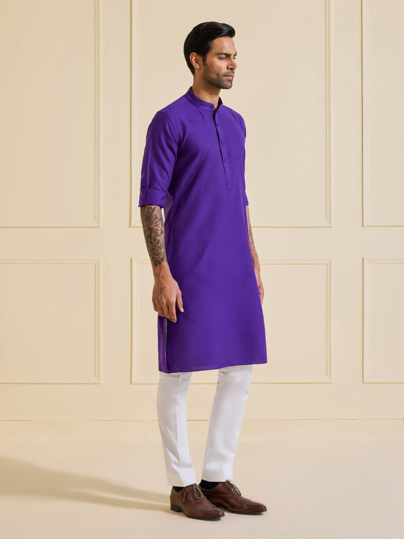 THE MINIMAL PRUSSIAN INDIGO KURTA