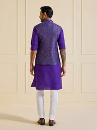 THE SHIMMERING PRUSSIAN INDIGO WAISTCOAT