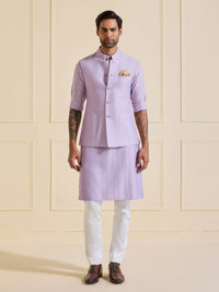 THE BESPOKE LAVENDER ECLAT WAISTCOAT