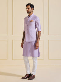 THE BESPOKE LAVENDER ECLAT WAISTCOAT
