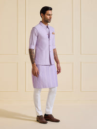 THE BESPOKE LAVENDER ECLAT WAISTCOAT