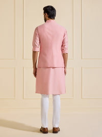 CHANDNI BLUSH: THE BESPOKE WAISTCOAT IN ETHNIC ELEGANCE