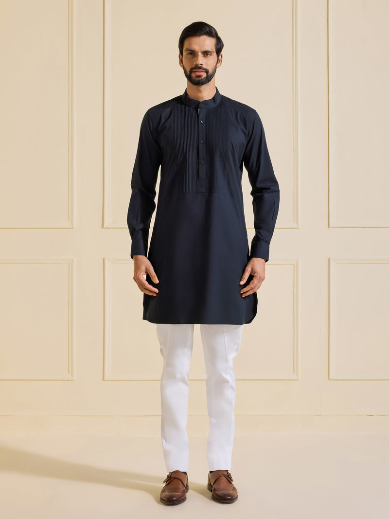 THE ELITE RAVEN NOIR KURTA