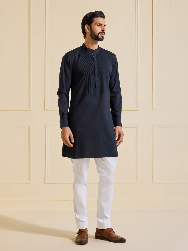 THE ELITE RAVEN NOIR KURTA