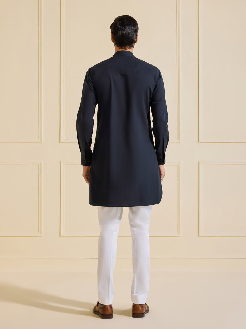 THE ELITE RAVEN NOIR KURTA