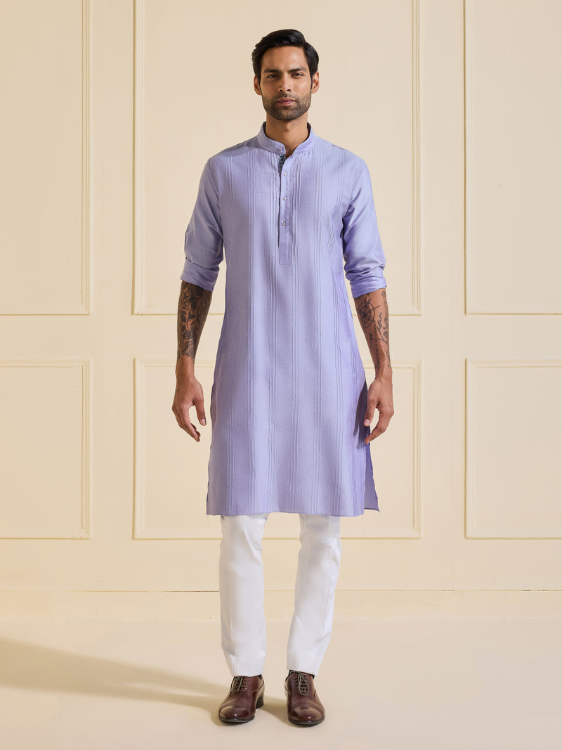 THE ETHEREAL PERIWINKLE KURTA
