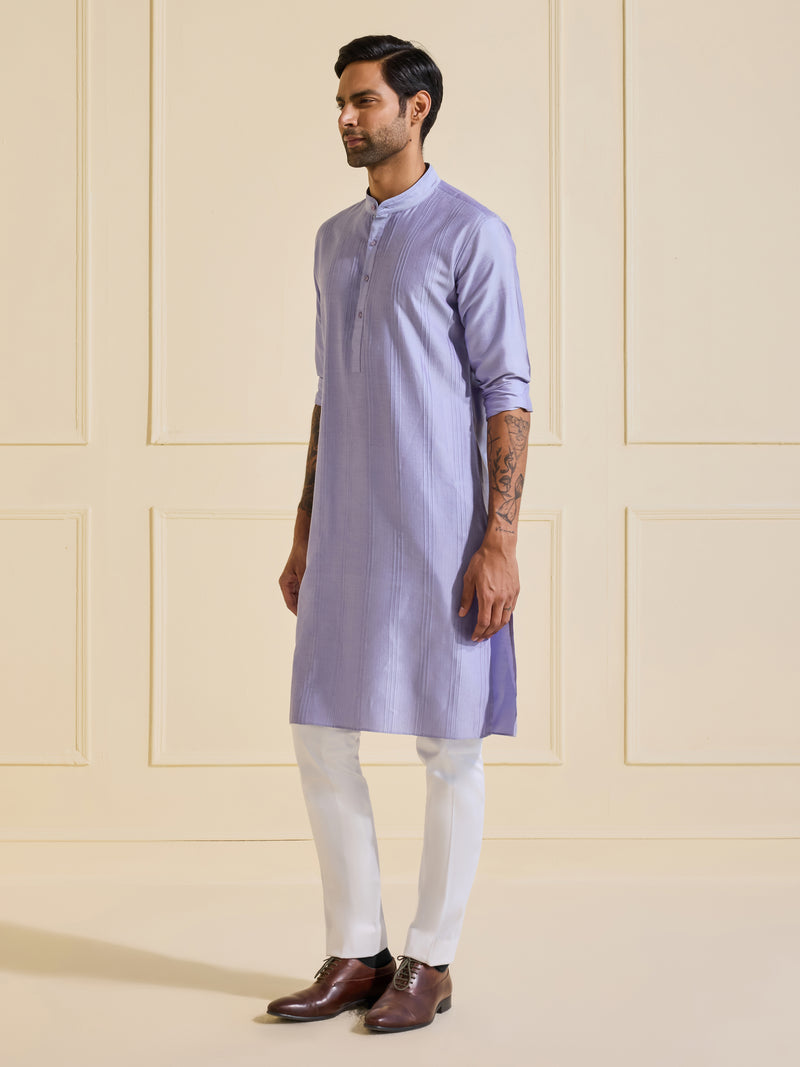 THE ETHEREAL PERIWINKLE KURTA