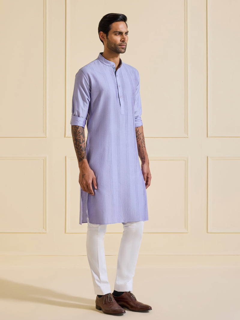 THE ETHEREAL PERIWINKLE KURTA