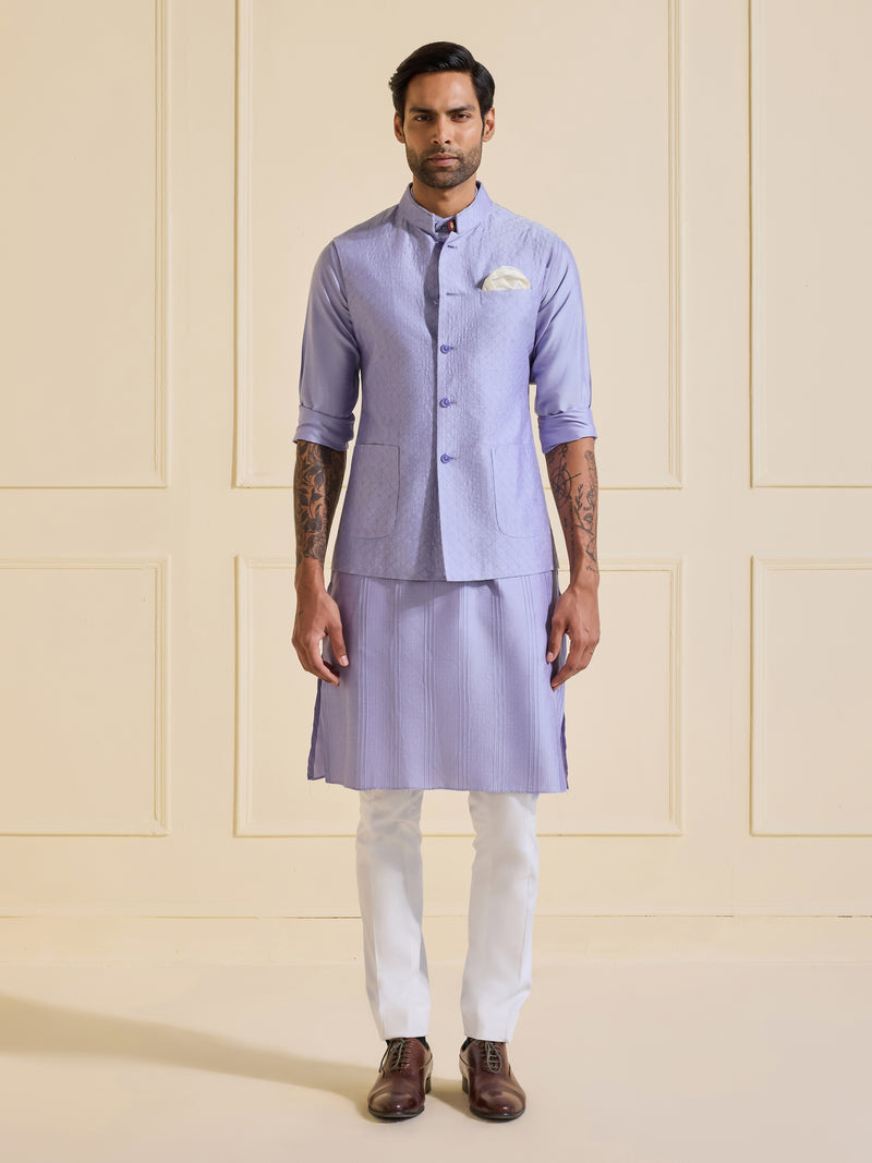 THE ETHEREAL PERIWINKLE AURA WAISTCOAT