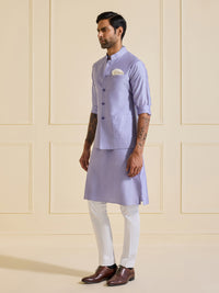 THE ETHEREAL PERIWINKLE AURA WAISTCOAT
