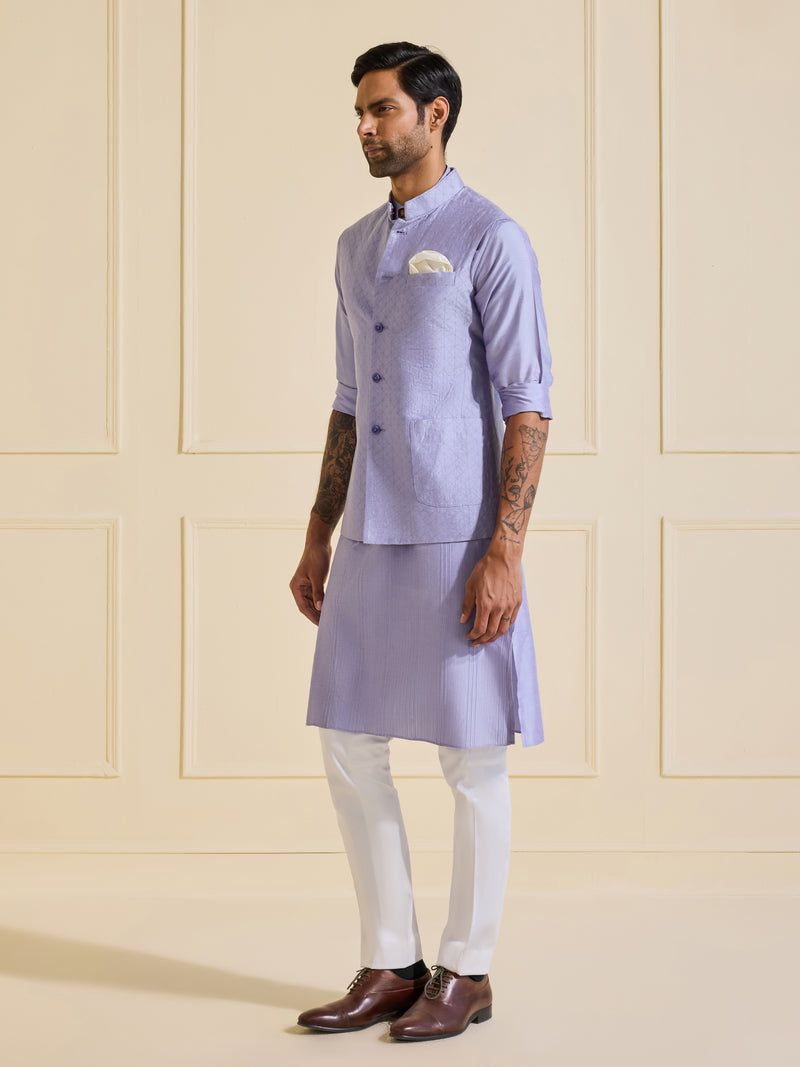 THE ETHEREAL PERIWINKLE AURA WAISTCOAT